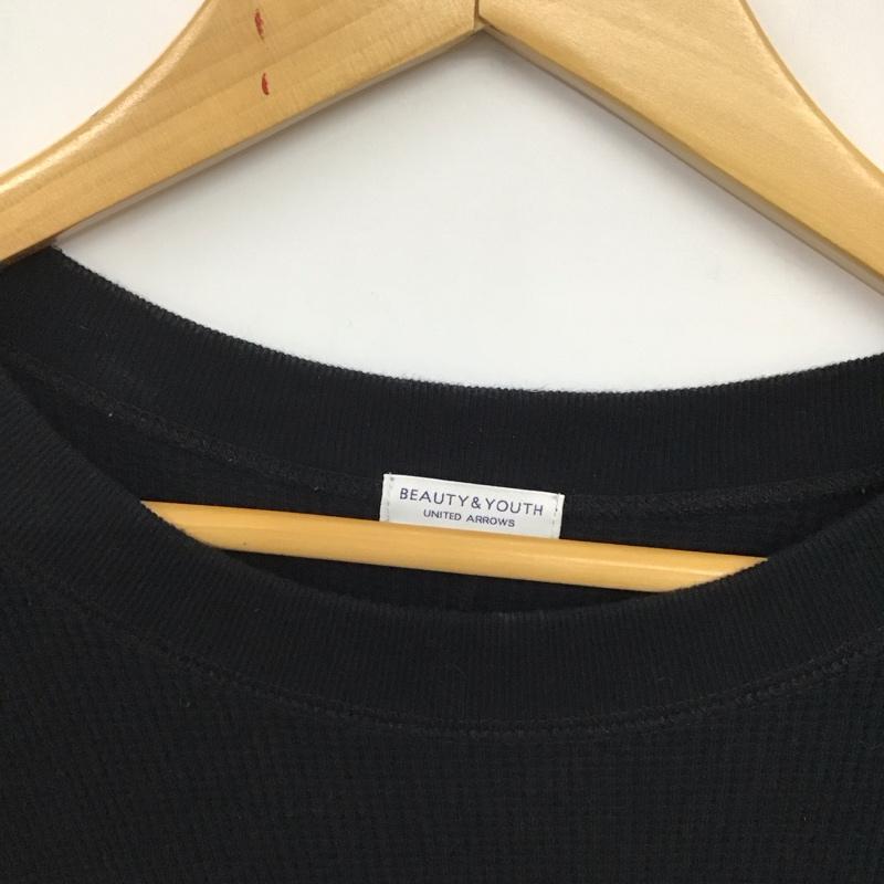 ビューティアンドユースユナイテッドアローズ BEAUTY&YOUTH UNITED ARROWS カットソー 長袖 長袖カットソー 無地カットソー クルーネック L 無地 ダークグレー / ダークグレー / メンズ USED 古着 中古 10158960