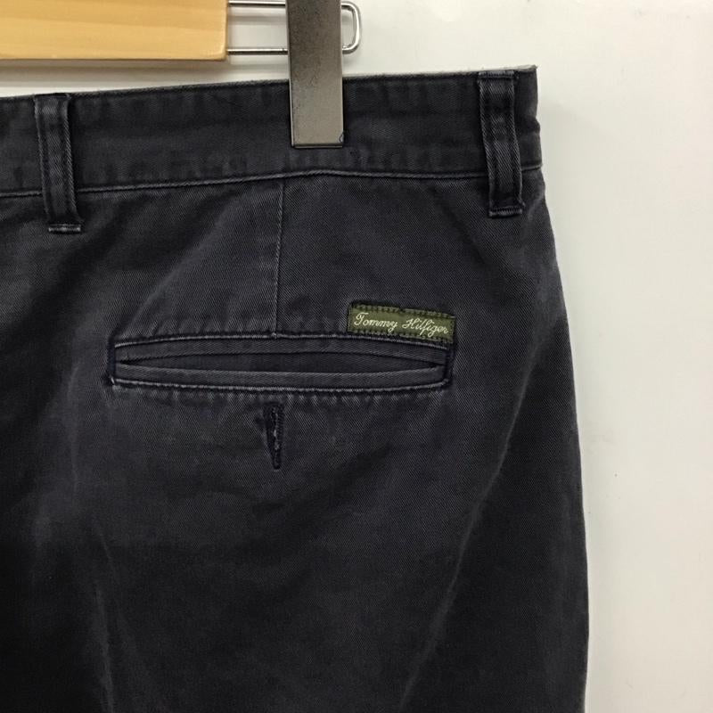 トミーヒルフィガー TOMMY HILFIGER パンツ チノパン チノパン ワイドパンツ カジュアルパンツ 38 無地 紺 / ネイビー / navy メンズ USED 古着 中古 10158961