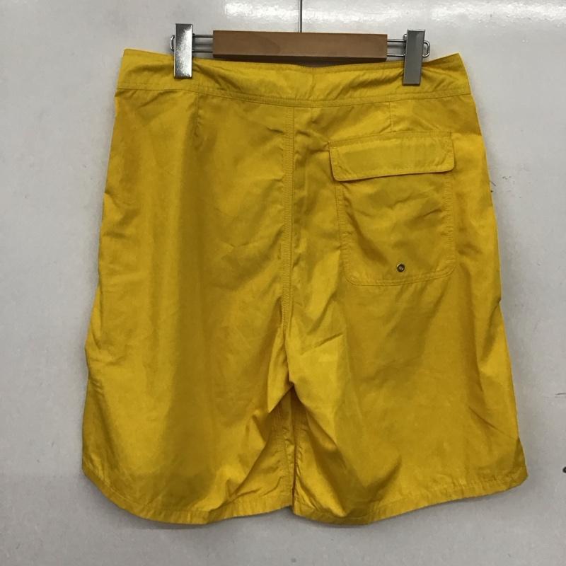 ステューシー STUSSY パンツ ショートパンツ ショートパンツ ハーフパンツ カジュアルパンツ 30インチ ロゴ、文字 黄 / イエロー / yellow メンズ USED 古着 中古 10158963