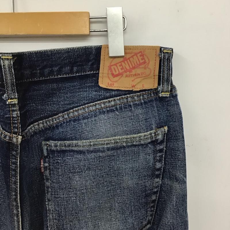ドゥニーム Denime パンツ デニム、ジーンズ デニムパンツ ワイドパンツ カジュアルパンツ 無地 インディゴ / インディゴ / Indigo メンズ USED 古着 中古 10158964