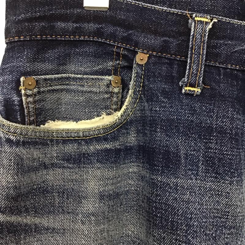 ドゥニーム Denime パンツ デニム、ジーンズ デニムパンツ ワイドパンツ カジュアルパンツ 無地 インディゴ / インディゴ / Indigo メンズ USED 古着 中古 10158964