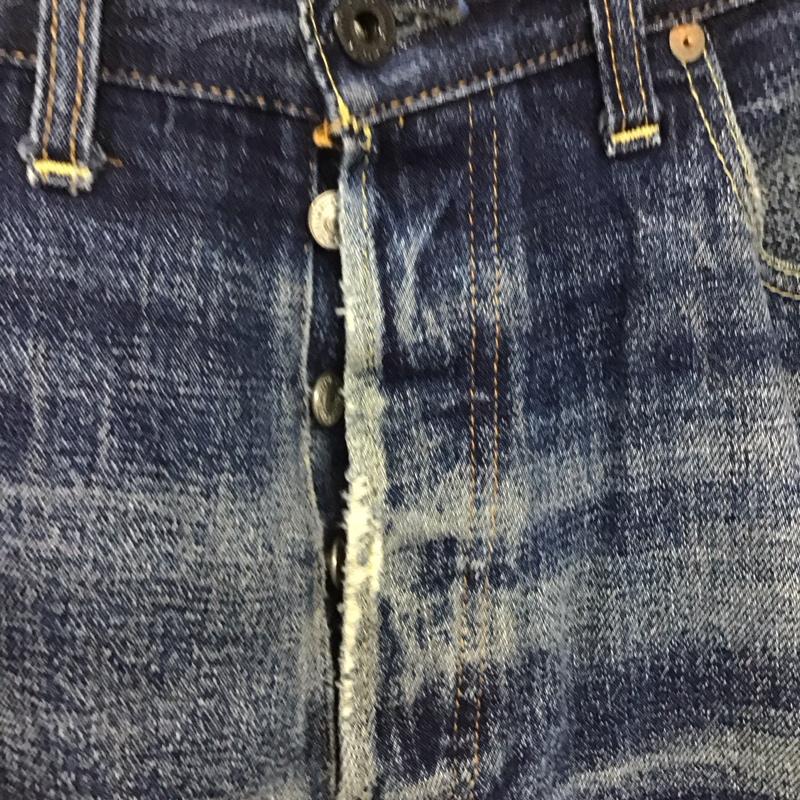ドゥニーム Denime パンツ デニム、ジーンズ デニムパンツ ワイドパンツ カジュアルパンツ 無地 インディゴ / インディゴ / Indigo メンズ USED 古着 中古 10158964