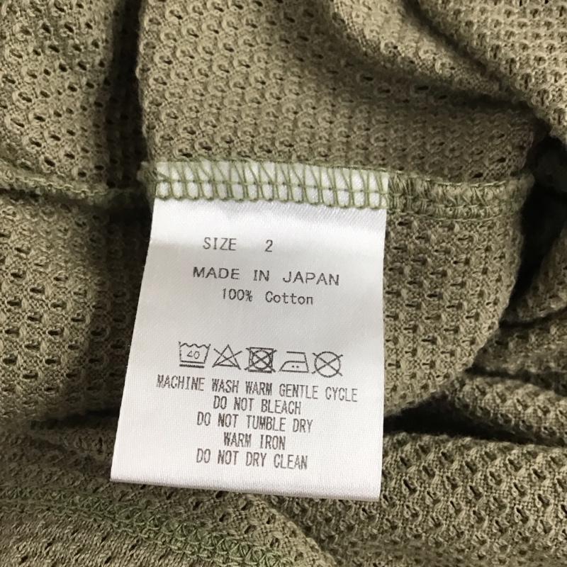 マーカウェア markaware Tシャツ 半袖 半袖カットソー 無地Tシャツ クルーネックカットソー 2  カーキ / カーキ / khaki メンズ USED 古着 中古 10158966