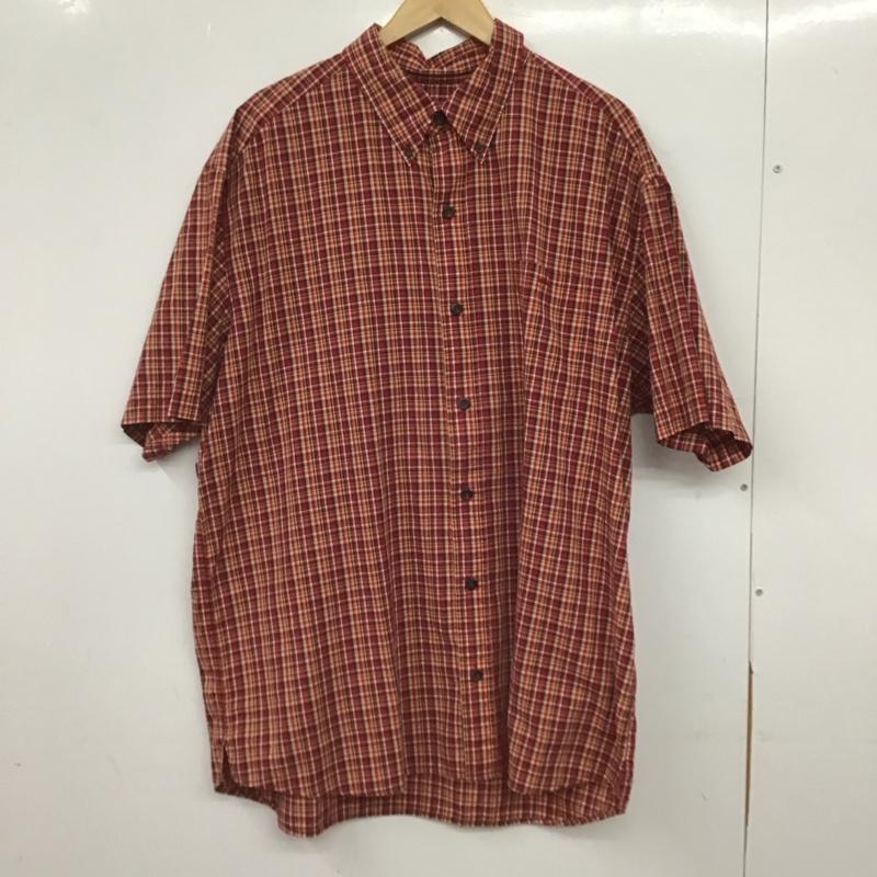 エディーバウアー Eddie Bauer シャツ、ブラウス 半袖 半袖シャツ チェックシャツ カラーシャツ XL チェック マルチカラー / マルチカラー / multicolor メンズ USED 古着 中古 10158967