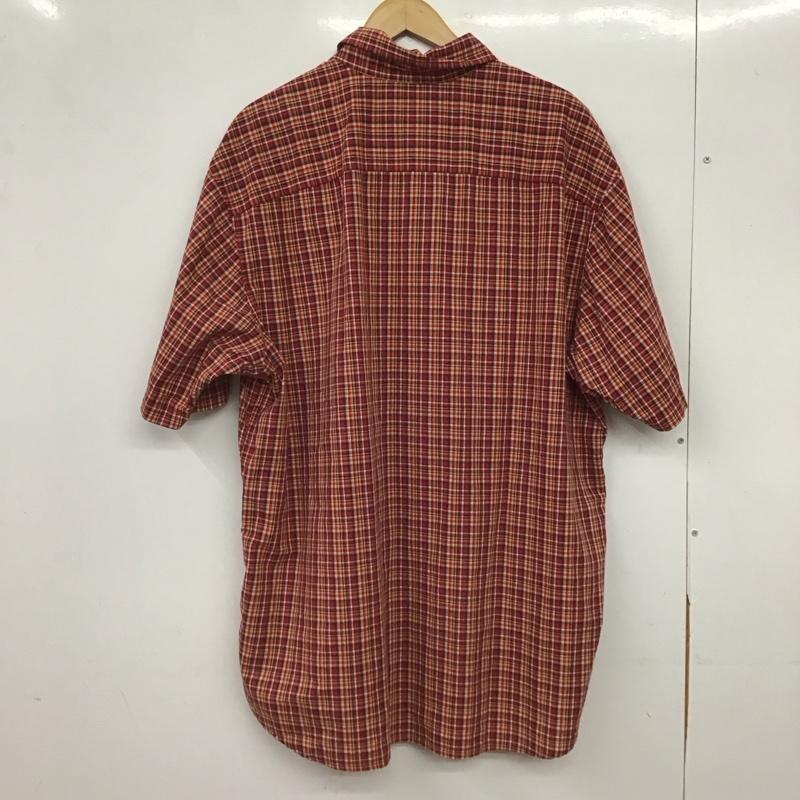 エディーバウアー Eddie Bauer シャツ、ブラウス 半袖 半袖シャツ チェックシャツ カラーシャツ XL チェック マルチカラー / マルチカラー / multicolor メンズ USED 古着 中古 10158967