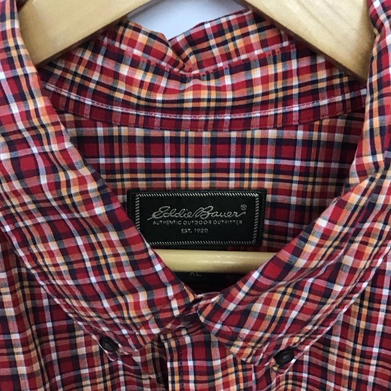 エディーバウアー Eddie Bauer シャツ、ブラウス 半袖 半袖シャツ チェックシャツ カラーシャツ XL チェック マルチカラー / マルチカラー / multicolor メンズ USED 古着 中古 10158967