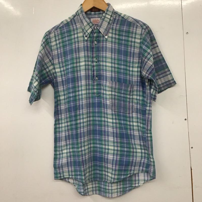 モノグラム MONOGRAM シャツ、ブラウス 半袖 半袖シャツ チェックシャツ カラーシャツ S チェック マルチカラー / マルチカラー / multicolor メンズ USED 古着 中古 10158968