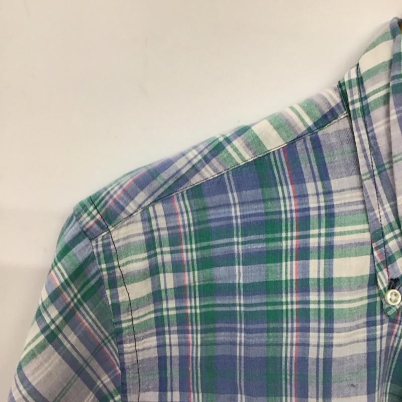 モノグラム MONOGRAM シャツ、ブラウス 半袖 半袖シャツ チェックシャツ カラーシャツ S チェック マルチカラー / マルチカラー / multicolor メンズ USED 古着 中古 10158968