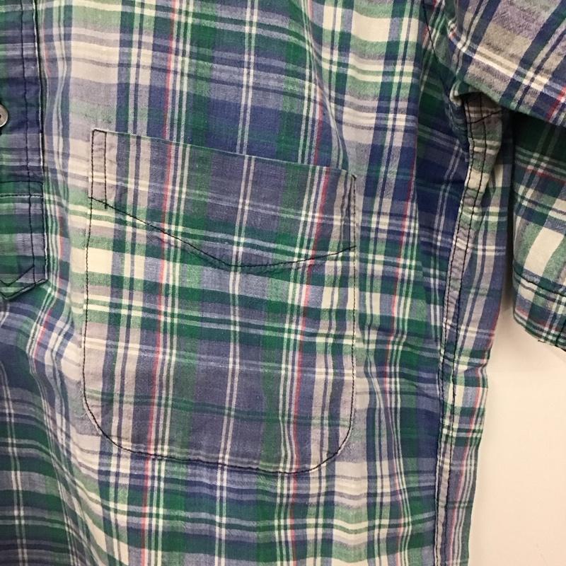 モノグラム MONOGRAM シャツ、ブラウス 半袖 半袖シャツ チェックシャツ カラーシャツ S チェック マルチカラー / マルチカラー / multicolor メンズ USED 古着 中古 10158968