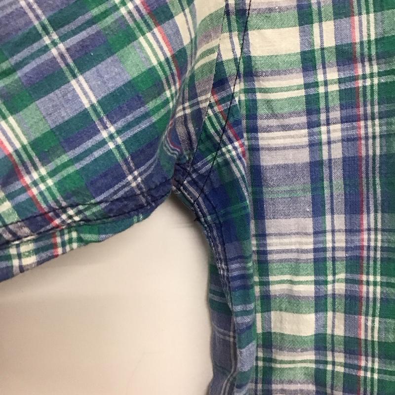 モノグラム MONOGRAM シャツ、ブラウス 半袖 半袖シャツ チェックシャツ カラーシャツ S チェック マルチカラー / マルチカラー / multicolor メンズ USED 古着 中古 10158968