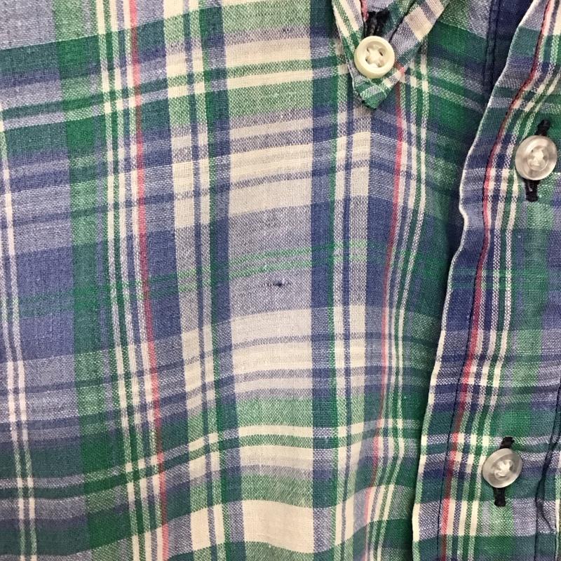 モノグラム MONOGRAM シャツ、ブラウス 半袖 半袖シャツ チェックシャツ カラーシャツ S チェック マルチカラー / マルチカラー / multicolor メンズ USED 古着 中古 10158968