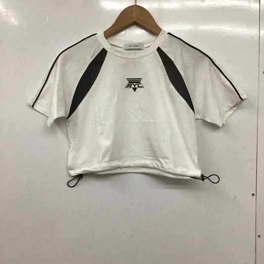 レイカズン Ray Cassin Tシャツ 半袖 タグ付き FREE 無地 白 / ホワイト / white レディース USED 古着 中古 10158969