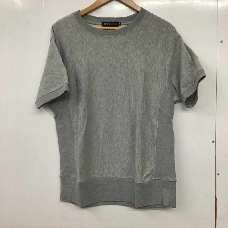 シップスカラーズ SHIPS COLORS カットソー 半袖 半袖カットソー 無地Tシャツ クルーネックカットソー スウェット M 無地 灰 / グレー / gray メンズ USED 古着 中古 10158970