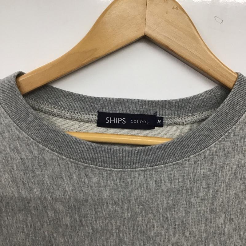 シップスカラーズ SHIPS COLORS カットソー 半袖 半袖カットソー 無地Tシャツ クルーネックカットソー スウェット M 無地 灰 / グレー / gray メンズ USED 古着 中古 10158970