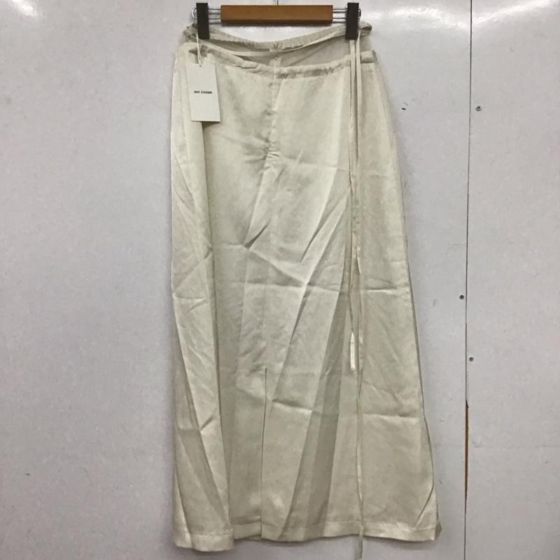 レイカズン Ray Cassin スカート ロングスカート FREE 無地 白 / ホワイト / white レディース USED 古着 中古 10158971