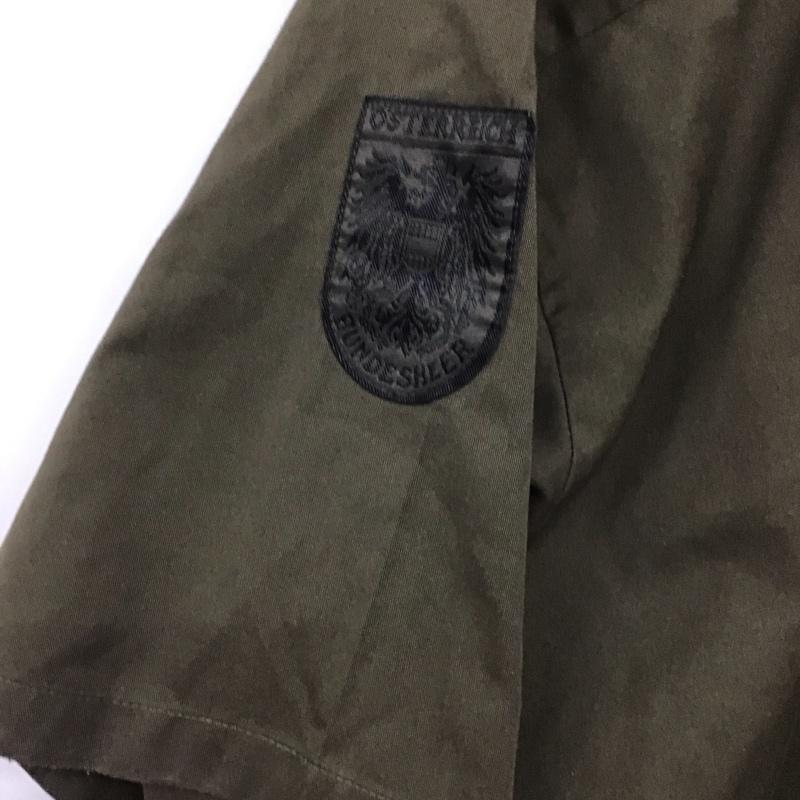 ミリタリー ミリタリー シャツ、ブラウス 半袖 半袖シャツ 無地シャツ ポケットシャツ 無地 カーキ / カーキ / khaki メンズ USED 古着 中古 10158975