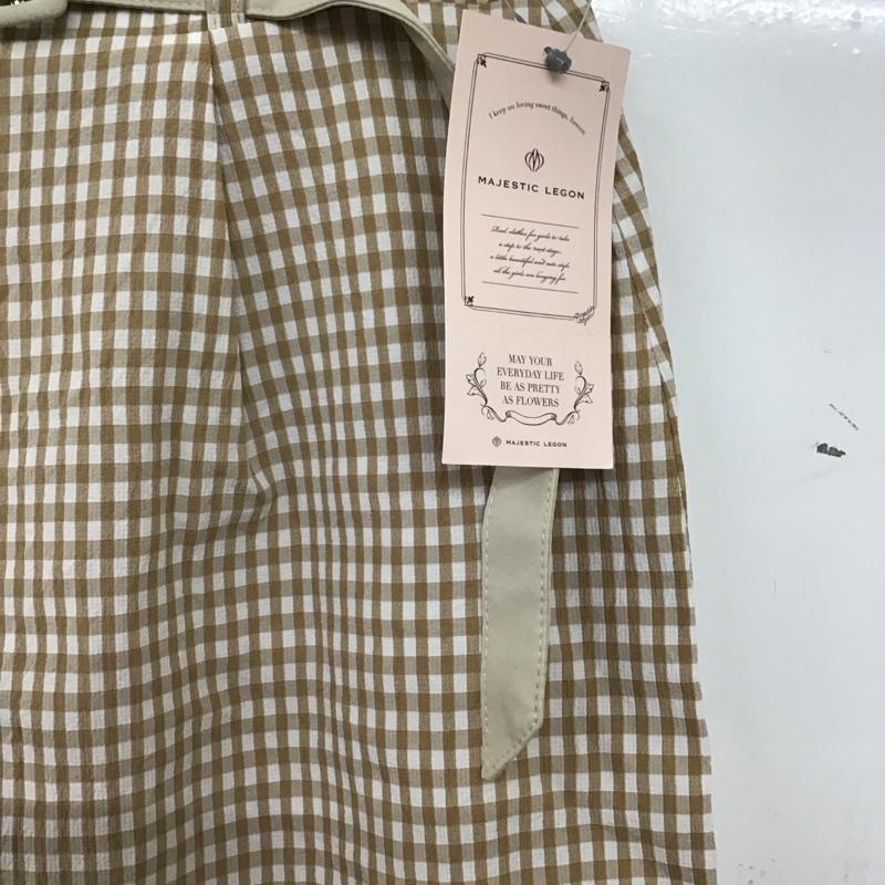 マジェスティックレゴン MAJESTIC LEGON スカート ロングスカート ヘルシーチェックIラインスカート タグ付 M チェック マルチカラー / マルチカラー / multicolor レディース USED 古着 中古 10158977