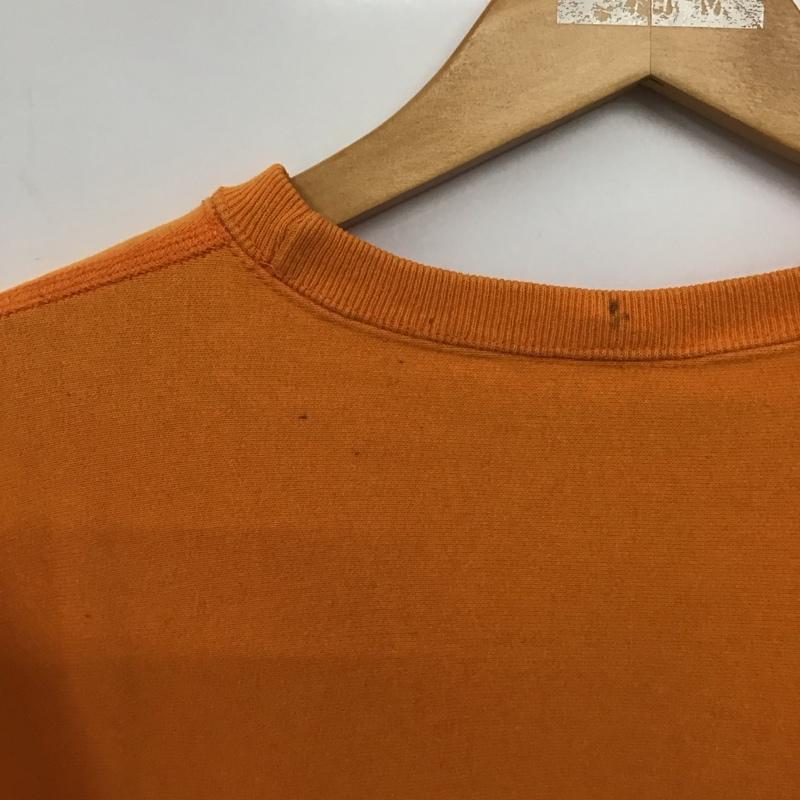 シュプリーム Supreme トレーナー 長袖 長袖トレーナー スウェット クルーネック プルオーバー L ロゴ、文字 橙 / オレンジ / orange メンズ USED 古着 中古 10158978