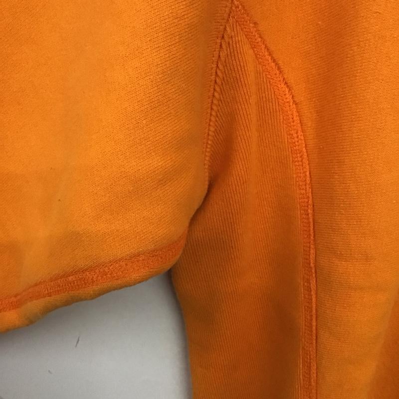 シュプリーム Supreme トレーナー 長袖 長袖トレーナー スウェット クルーネック プルオーバー L ロゴ、文字 橙 / オレンジ / orange メンズ USED 古着 中古 10158978