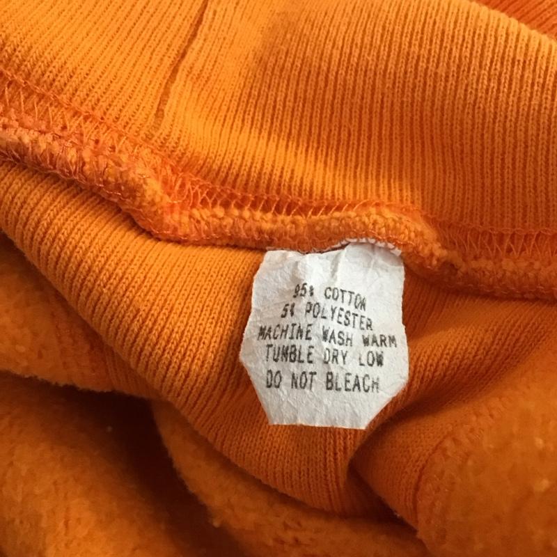 シュプリーム Supreme トレーナー 長袖 長袖トレーナー スウェット クルーネック プルオーバー L ロゴ、文字 橙 / オレンジ / orange メンズ USED 古着 中古 10158978