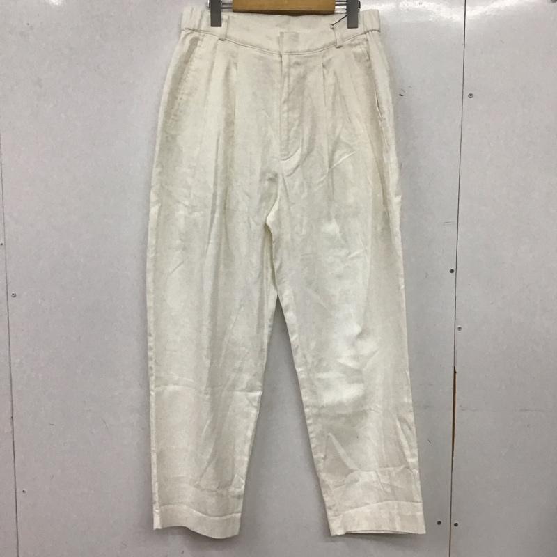 チャオパニック CIAOPANIC パンツ スラックス CPZ2021202A0008 綿麻プリペラタックスラックス L 無地 白 / ホワイト / white メンズ USED 古着 中古 10158979