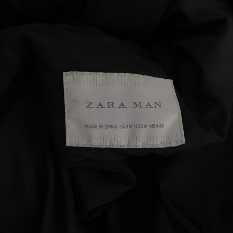 ザラメン ZARA MAN ジャケット、上着 ジャンパー、ブルゾン ジップアップジャケット ナイロンジャケット アウター ダウンジャケット M 無地 黒 / ブラック / black メンズ USED 古着 中古 10158982