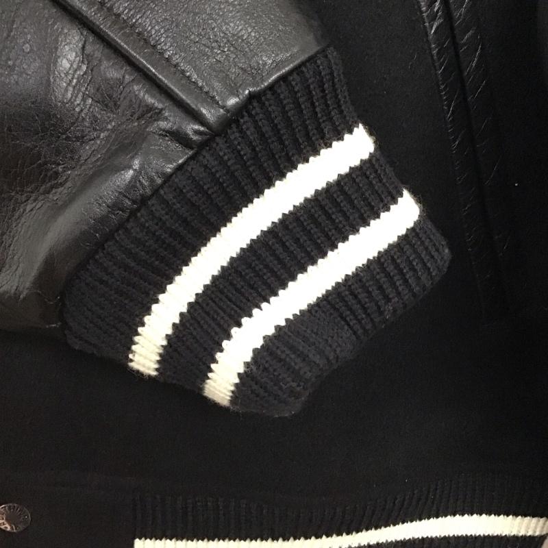 ベイプ BAPE ジャケット、上着 ジャンパー、ブルゾン スタジャン アウター 前ボタン M ロゴ、文字 黒 / ブラック / black メンズ USED 古着 中古 10158984