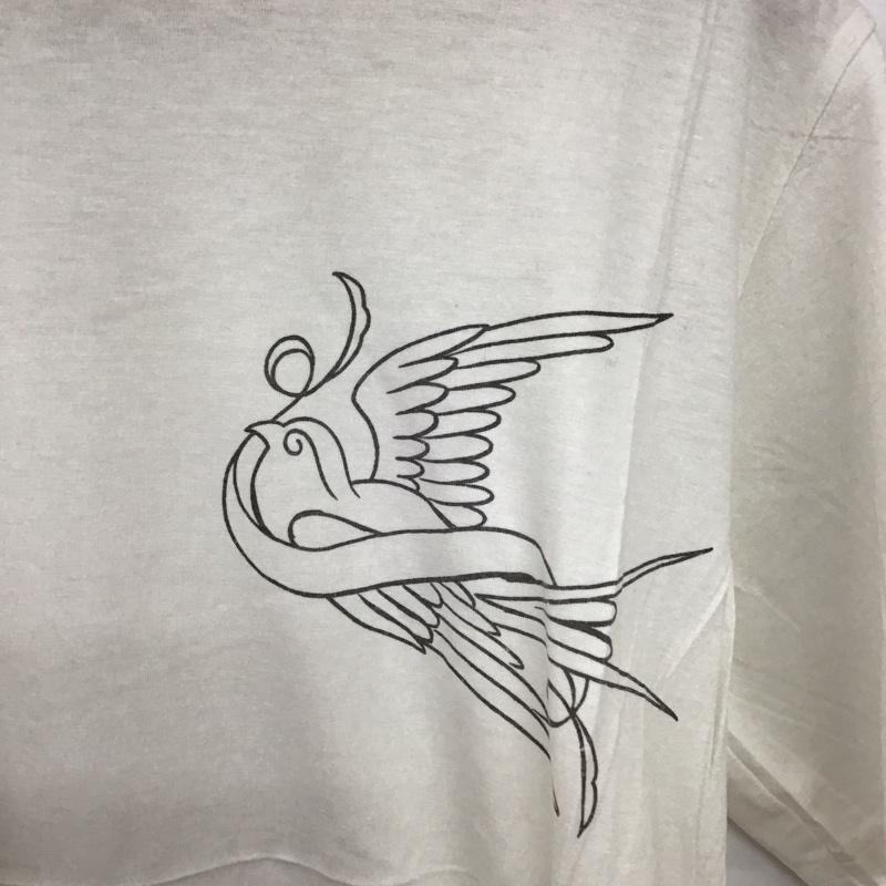 ナンバーナイン NUMBER (N)INE Tシャツ 半袖 半袖カットソー プリントTシャツ クルーネックカットソー S プリント 白 / ホワイト / white メンズ USED 古着 中古 10158985