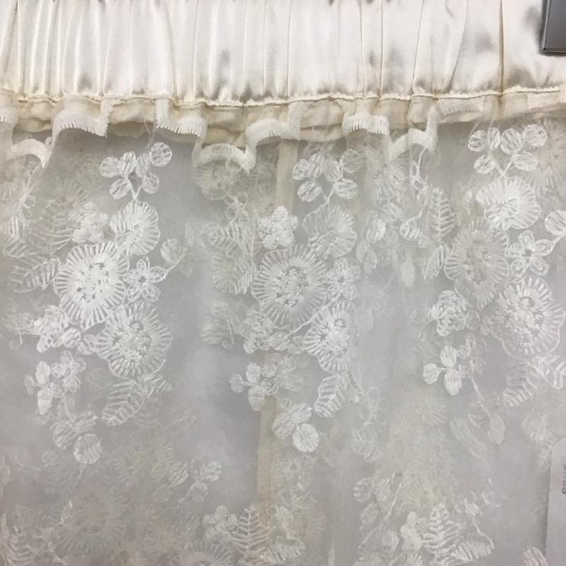 チコ CHICO スカート ロングスカート CHZ1041101A0004 シアーフラワータイトロングSK FREE 刺繍 白 / ホワイト / white レディース USED 古着 中古 10158986