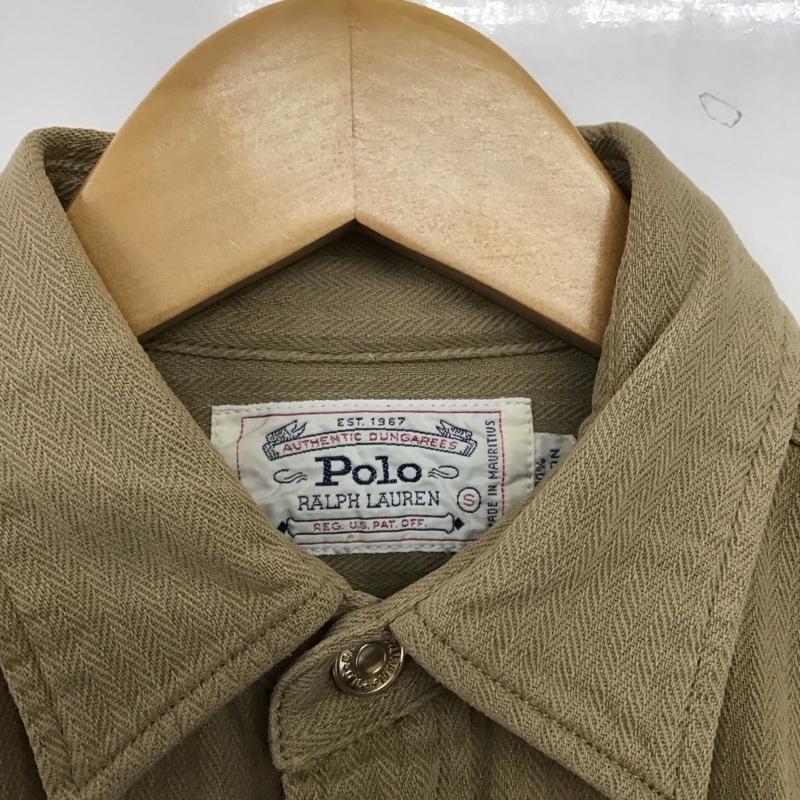 ポロラルフローレン POLO RALPH LAUREN シャツ、ブラウス 長袖 長袖シャツ カラーシャツ ストライプシャツ S ストライプ ベージュ / ベージュ / beige メンズ USED 古着 中古 10158987