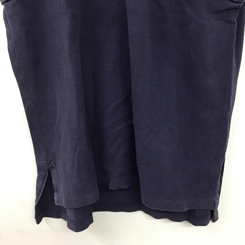 ポロバイラルフローレン Polo by RALPH LAUREN ポロシャツ 半袖 半袖ポロシャツ カラーシャツ 半袖カットソー S ロゴ、文字 紺 / ネイビー / navy メンズ USED 古着 中古 10158988