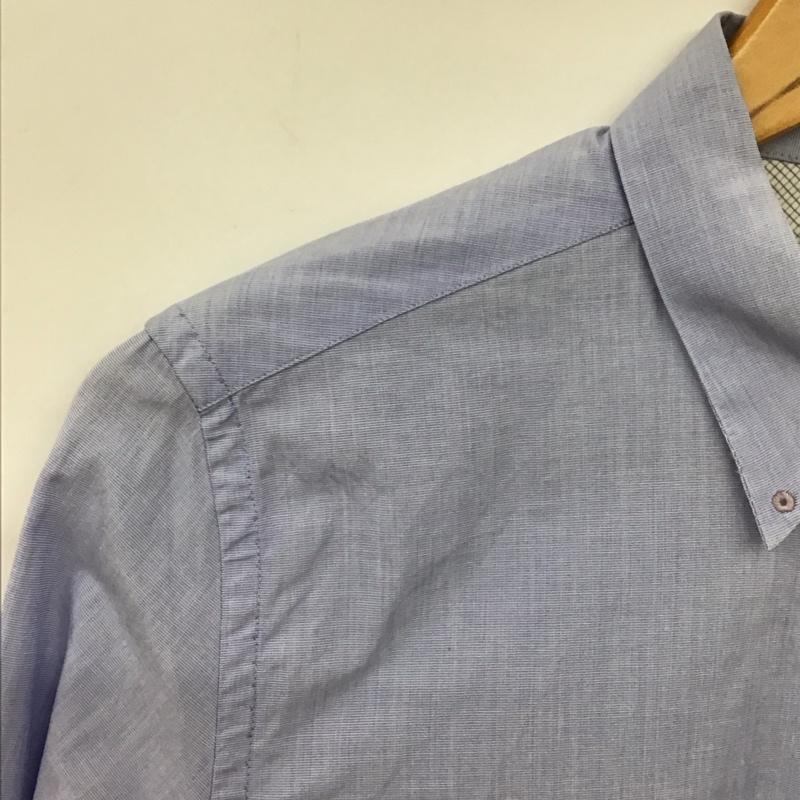ポールスミス Paul Smith シャツ、ブラウス 長袖 長袖シャツ 無地シャツ カラーシャツ L 無地 水色 / ライトブルー / メンズ USED 古着 中古 10158990