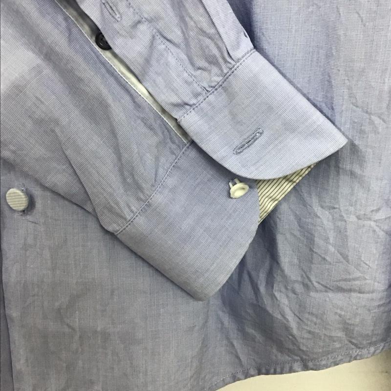 ポールスミス Paul Smith シャツ、ブラウス 長袖 長袖シャツ 無地シャツ カラーシャツ L 無地 水色 / ライトブルー / メンズ USED 古着 中古 10158990