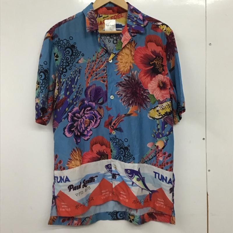 ポールスミス Paul Smith シャツ、ブラウス 半袖 半袖シャツ プリントシャツ L プリント マルチカラー / マルチカラー / multicolor メンズ USED 古着 中古 10158992