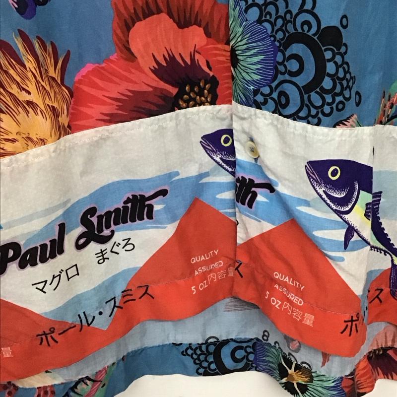 ポールスミス Paul Smith シャツ、ブラウス 半袖 半袖シャツ プリントシャツ L プリント マルチカラー / マルチカラー / multicolor メンズ USED 古着 中古 10158992