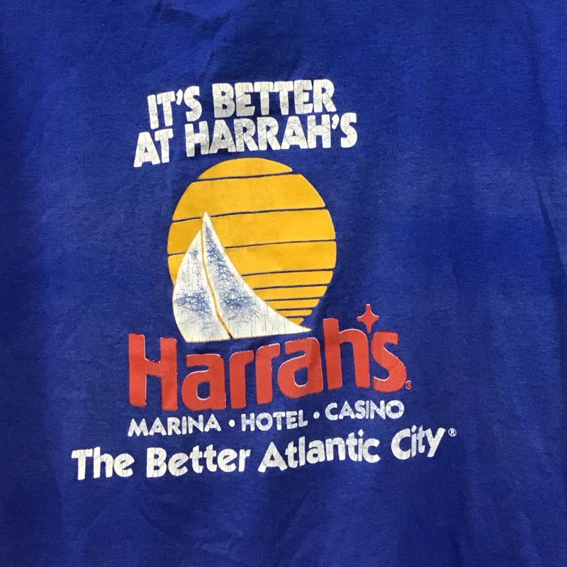 古着 USED Tシャツ 半袖 半袖カットソー プリントTシャツ クルーネックカットソー ロゴ、文字 青 / ブルー / blue メンズ USED 古着 中古 10158993
