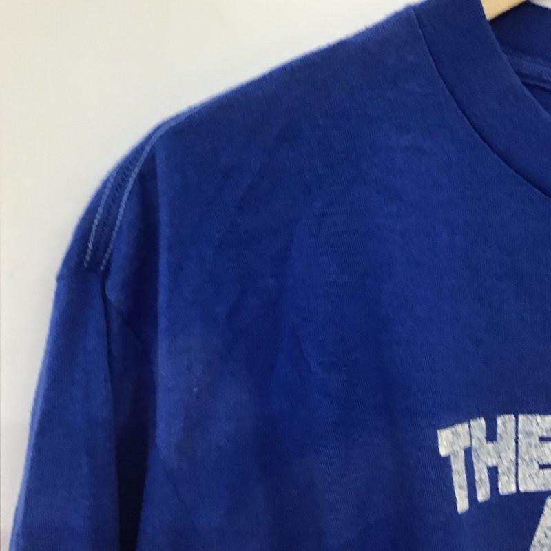 古着 USED Tシャツ 半袖 半袖カットソー プリントTシャツ クルーネックカットソー ロゴ、文字 青 / ブルー / blue メンズ USED 古着 中古 10158993