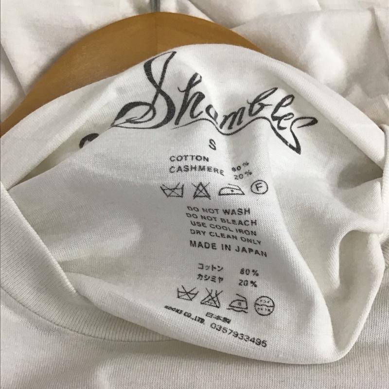 ナンバーナイン NUMBER (N)INE Tシャツ 半袖 半袖カットソー プリントTシャツ クルーネックカットソー S プリント 白 / ホワイト / white メンズ USED 古着 中古 10158994