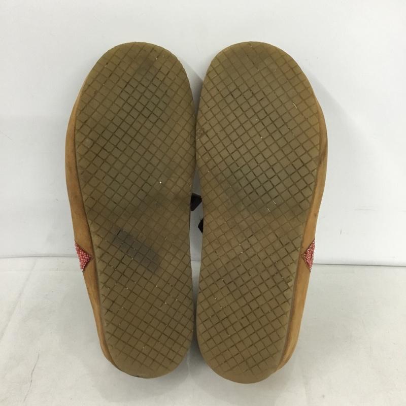 ミハラヤスヒロ MIHARAYASUHIRO サンダル サンダル ストラップサンダル ワンポイント キャメル / キャメル / メンズ USED 古着 中古 10158996