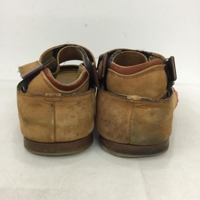 ミハラヤスヒロ MIHARAYASUHIRO サンダル サンダル ストラップサンダル ワンポイント キャメル / キャメル / メンズ USED 古着 中古 10158996