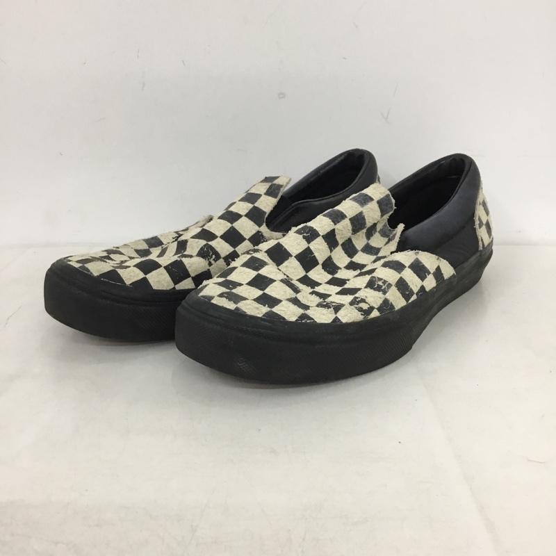 バンズ VANS スリッポン スリッポン V98CL NH N.HOOLYWOOD 568574-0002 27cm 27.0cm チェック 黒 / ブラック / black X アイボリー / アイボリー / メンズ USED 古着 中古 10158997