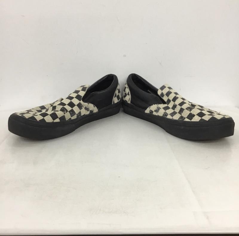 バンズ VANS スリッポン スリッポン V98CL NH N.HOOLYWOOD 568574-0002 27cm 27.0cm チェック 黒 / ブラック / black X アイボリー / アイボリー / メンズ USED 古着 中古 10158997