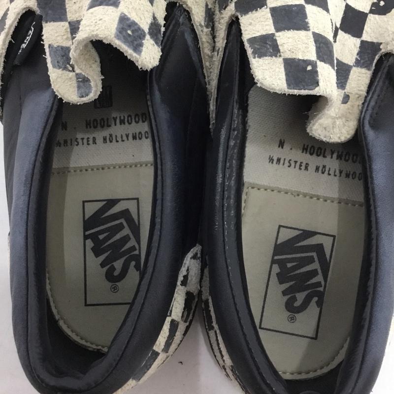 バンズ VANS スリッポン スリッポン V98CL NH N.HOOLYWOOD 568574-0002 27cm 27.0cm チェック 黒 / ブラック / black X アイボリー / アイボリー / メンズ USED 古着 中古 10158997