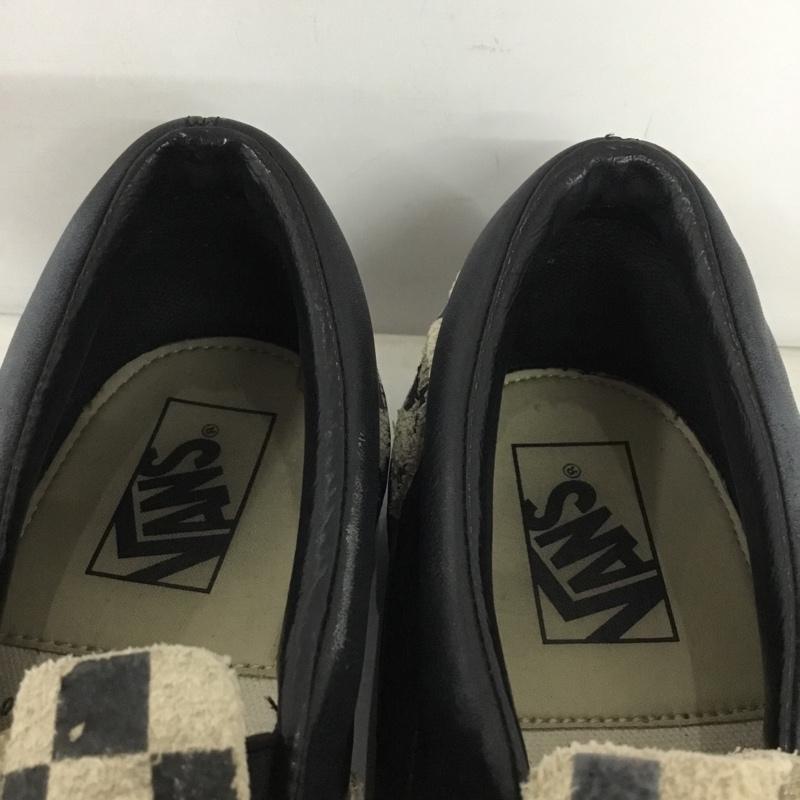 バンズ VANS スリッポン スリッポン V98CL NH N.HOOLYWOOD 568574-0002 27cm 27.0cm チェック 黒 / ブラック / black X アイボリー / アイボリー / メンズ USED 古着 中古 10158997
