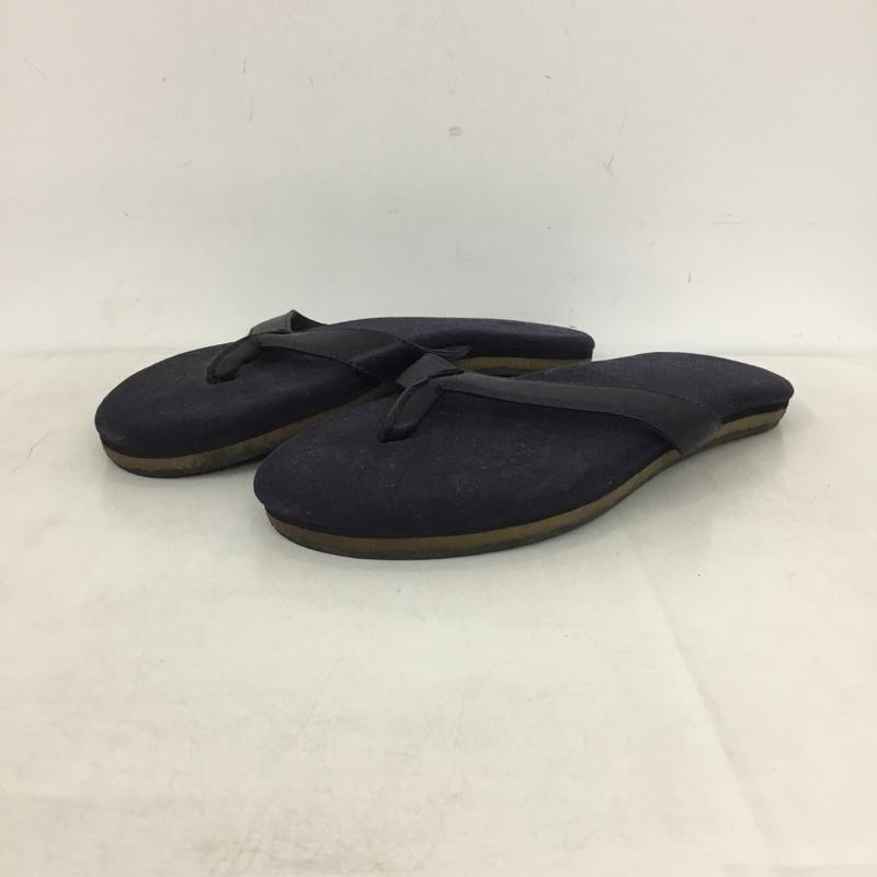 エヌハリウッド N.HOOLYWOOD サンダル サンダル トングサンダル 9.5 無地 紺 / ネイビー / navy メンズ USED 古着 中古 10159001