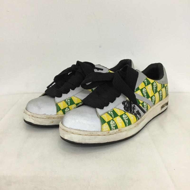 プロケッズ PRO-Keds スニーカー スニーカー ローカット ロゴ US：9 総柄 マルチカラー / マルチカラー / multicolor メンズ USED 古着 中古 10159005