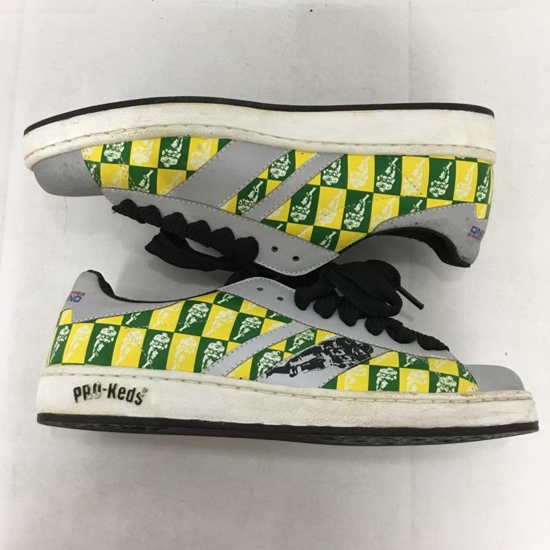 プロケッズ PRO-Keds スニーカー スニーカー ローカット ロゴ US：9 総柄 マルチカラー / マルチカラー / multicolor メンズ USED 古着 中古 10159005