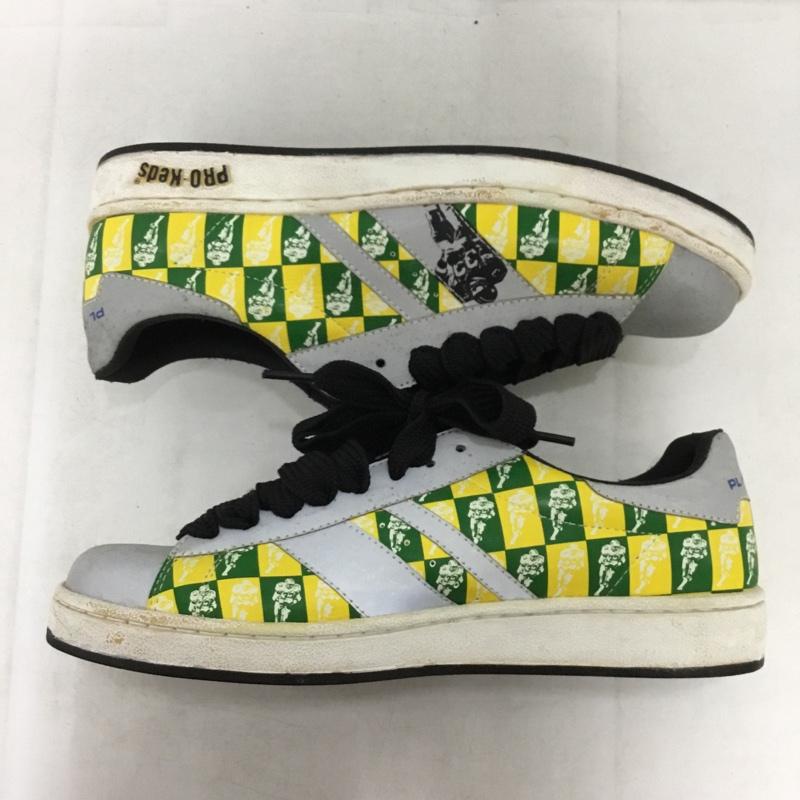 プロケッズ PRO-Keds スニーカー スニーカー ローカット ロゴ US：9 総柄 マルチカラー / マルチカラー / multicolor メンズ USED 古着 中古 10159005