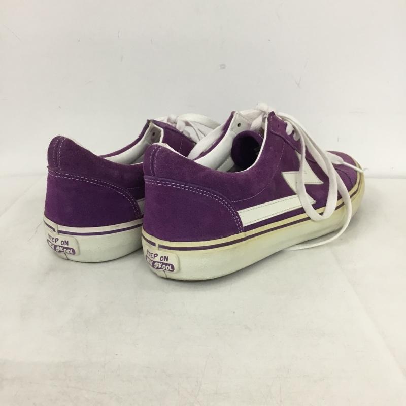 バイオニックマン BIONICMAN スニーカー スニーカー NEW SKOOL ローカット 26cm 26.0cm ロゴ、文字 紫 / パープル / purple メンズ USED 古着 中古 10159006