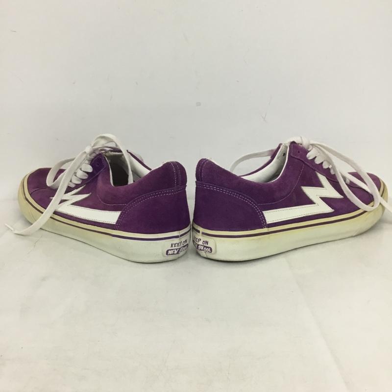バイオニックマン BIONICMAN スニーカー スニーカー NEW SKOOL ローカット 26cm 26.0cm ロゴ、文字 紫 / パープル / purple メンズ USED 古着 中古 10159006